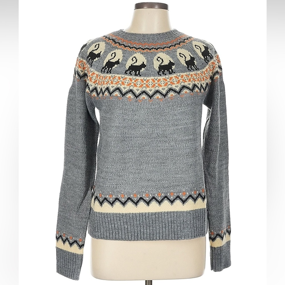 Kiel James Patrick Black Cat Sweater - Picture 2 of 6